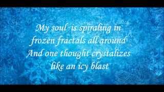 Let It Go  Frozen lyrics FULL SONG [upl. by Corneille]