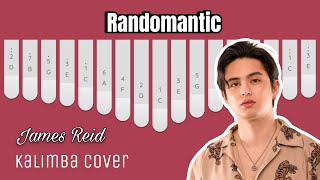 Randomantic  James Reid  Kalimba Cover with Easy Tabs  TikTok Trending  Lyrics Haharanahin kita [upl. by Nolyd]