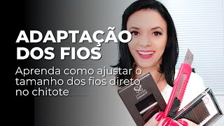 DICA  Como adaptar e personalizar os fios de alongamento de cílios fio a fio direto no chicote [upl. by Bronwen]