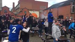 Leicester City fans celebrating Tielemans Goal vs Chelsea [upl. by Placido]