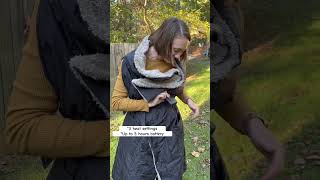 What can you do with a wearable heated blanket  gardening heatedblanket [upl. by Charyl]