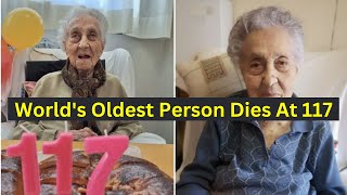 Worlds Oldest Person Dies at Age 117  maria branyas morera [upl. by Vanthe]