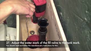 How to Fix a Toilet  Complete Repair [upl. by Rivard]