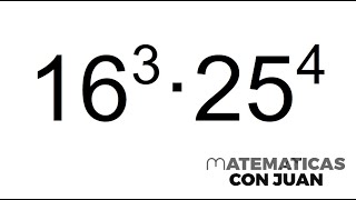 CÓMO HACER UN PRODUCTO DE POTENCIAS CON DISTINTA BASE Y EXPONENTE Matemáticas Básicas [upl. by Eessac9]