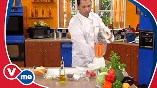 Vme Cocina  Gazpacho Andaluz  VME TV [upl. by Aicetal13]