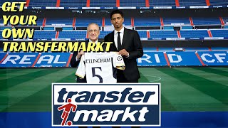 How to register players on Transfermarkt or Transfermarket in 2024 [upl. by Finlay]