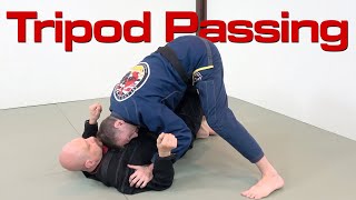 Tripod Guard Passing for Gi and No Gi JiuJitsu with Rob Biernacki [upl. by Yelroc]