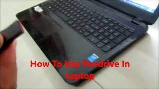 how to use pen drive  how to use pen drive in laptop  use pen drive  pen drive working  pendrive [upl. by Adnilim]