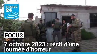 Israël 7 octobre 2023  récit d’une journée d’horreur • FRANCE 24 [upl. by Rezeile179]