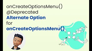 onCreateOptionsMenu Deprecated Alternate Option for onCreateOptionsMenu  Android Studiokotlin [upl. by Hapte]