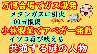 【万博会場でガス爆発】メタンガスに引火【小林製薬でアベガー発動】イソコ再び吠える“共通する謎の人物” 万博 ガス爆発 吉村知事 日本維新の会 小林製薬 紅麹 望月イソコ [upl. by Resee]