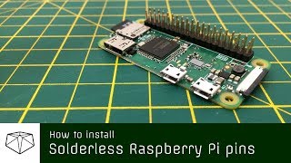 How to solder header pins to the Raspberry Pi Zero W [upl. by Randall374]