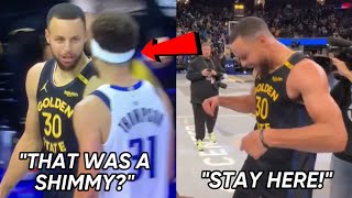 FULL Audio Of Steph Curry Trash Talking Klay Thompson “You Better Stay Here Stay Here”👀 [upl. by Asirralc]