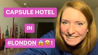 I stayed at another capsule hotel 🤩 This time St Christopher’s Inn in london ♥️ [upl. by Lyrrehs250]