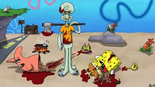 SQUIDWARD MURDER THE ENTIRE BIKINI BOTTOM [upl. by Ahsenak]