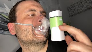 Tragbar Vernebler Inhalator mit MusikFunktion Mundstück  Masken Air Pro IV unboxing und Anleitung [upl. by Meadow]