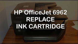 HP OfficeJet 6962 Ink Replacement review [upl. by Erena905]