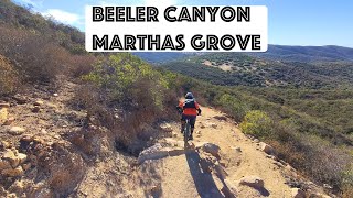 Beelers Canyon Marthas Grove 2024 Update Mountain Bike San Diego Hoverair X1 ProMax [upl. by Ecerahc]