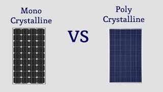 Mono vs Poly solar panels  What’s the Difference [upl. by Elleimac]