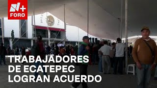 Trabajadores del municipio de Ecatepec llegan a acuerdo con autoridades  Paralelo 23 [upl. by Ettevi437]