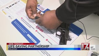 Gun safety initiative leads to groups passing out gun safety locks around the Triangle [upl. by Schroer164]