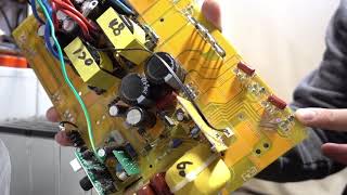 3000W inverter Repair Pt 2 Soldering [upl. by Enneite]