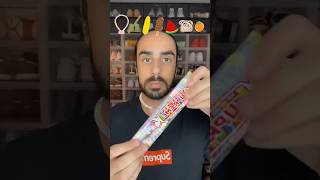 Food ASMR Eating a Supreme Smarties Candy Necklace🤩 asmr food satisf sweeeet 😜😜😜😜 [upl. by Oloapnaig]