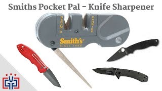 Smiths Pocket Pal Knife Sharpener  How To Use [upl. by Harikahs]