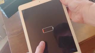 Turn on a dead ipad maybe showing battery [upl. by Eslehc602]