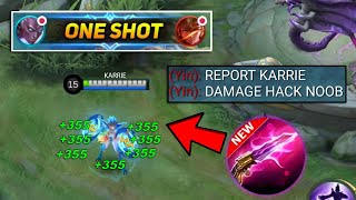 KARRIE NEW SEASON LIFESTEAL HACK BUILD MUST TRY  KARRIE BEST UPDATED BUILD AND EMBLEM 2024 [upl. by Barr]