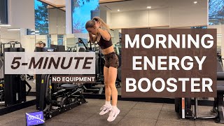 5Minute Morning Energy Booster  Quick Workout to Start Your Day Right [upl. by Nyrek]