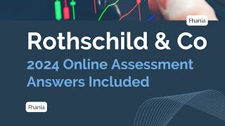 2024 Rothschild Online Assessment Tutorials [upl. by Britney]