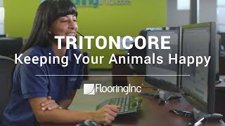 TritonCORE by FlooringInc Keep Your Animals Happy [upl. by Hgieliak]