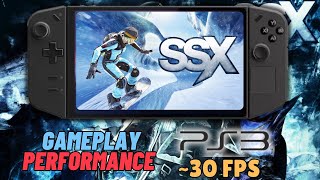 SSX on LEGION GO  PS3 Emulator  30 FPS  Emulator Settings [upl. by Ralf]