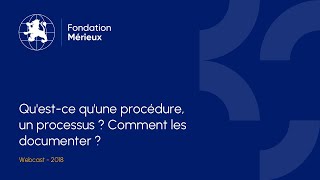 Questce quune procédure un processus  Comment les documenter [upl. by Nadean]