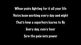 The Script  Superheroes Lyrics [upl. by Hanni288]