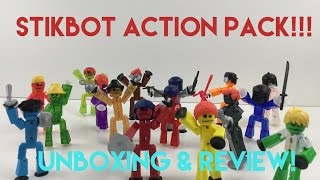 Stikbot Action Pack Unboxing amp Review [upl. by Misti]