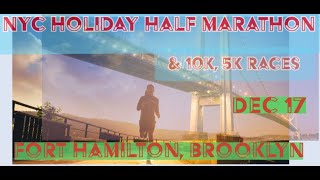 NYC Holiday Half Marathon 10K 5K at Fort Hamilton [upl. by Hoang]