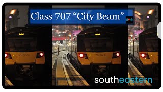 UK National Railway  Southeastern Railway  Siemens Class 707 “City Beam” Consist [upl. by Alag]