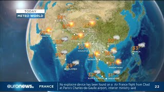 Euronews World WeatherMeteo World  04 June 2021 [upl. by Chavey]