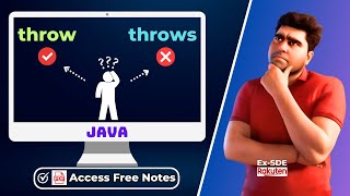 🔥 Understand when to use throw vs throws in Java Full Simple Tutorial [upl. by Retsevlis611]