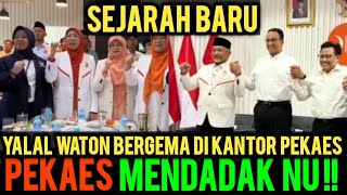 NGAKAK  PEKAES MENDADAK NU SAMBUT ANIES IMIN DENGAN LAGU YALAL WATHON [upl. by Greenburg]