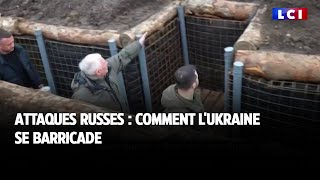 Attaques russes  comment lUkraine se barricade [upl. by Cirenoj922]