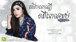 សើចពេលភ្លឺឈឺពេលយប់  Sok Pisey Lyric Audio [upl. by Yessak]