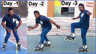 How to learn inline skating  inline in hindi  how to do inline  Inline skating  inline skates [upl. by Anileba68]