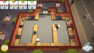 Overcooked Level 22 2 Player Coop 3 Stars [upl. by Yesteb]