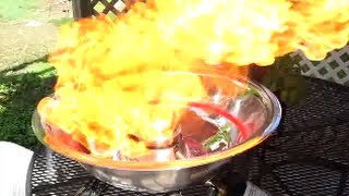 Making quotAtomic Fireballquot cotton candy [upl. by Omsoc677]