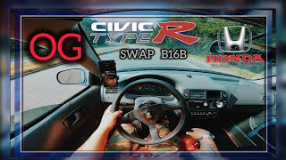 OG TYPE R B16B VTEC 9000RPM HONDA CIVIC EK HATCH â€œPROJECT TEST RUNâ€ [upl. by Philana]