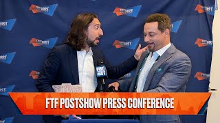 FTF Postshow Press Conference Nick pulls the tape of Bill Belichick quoting Brou  BONUS [upl. by Iruj]