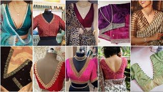 latest V neck blouse designs 2023 new model V neck blouse designs  new fashion blouse designs [upl. by Pugh]